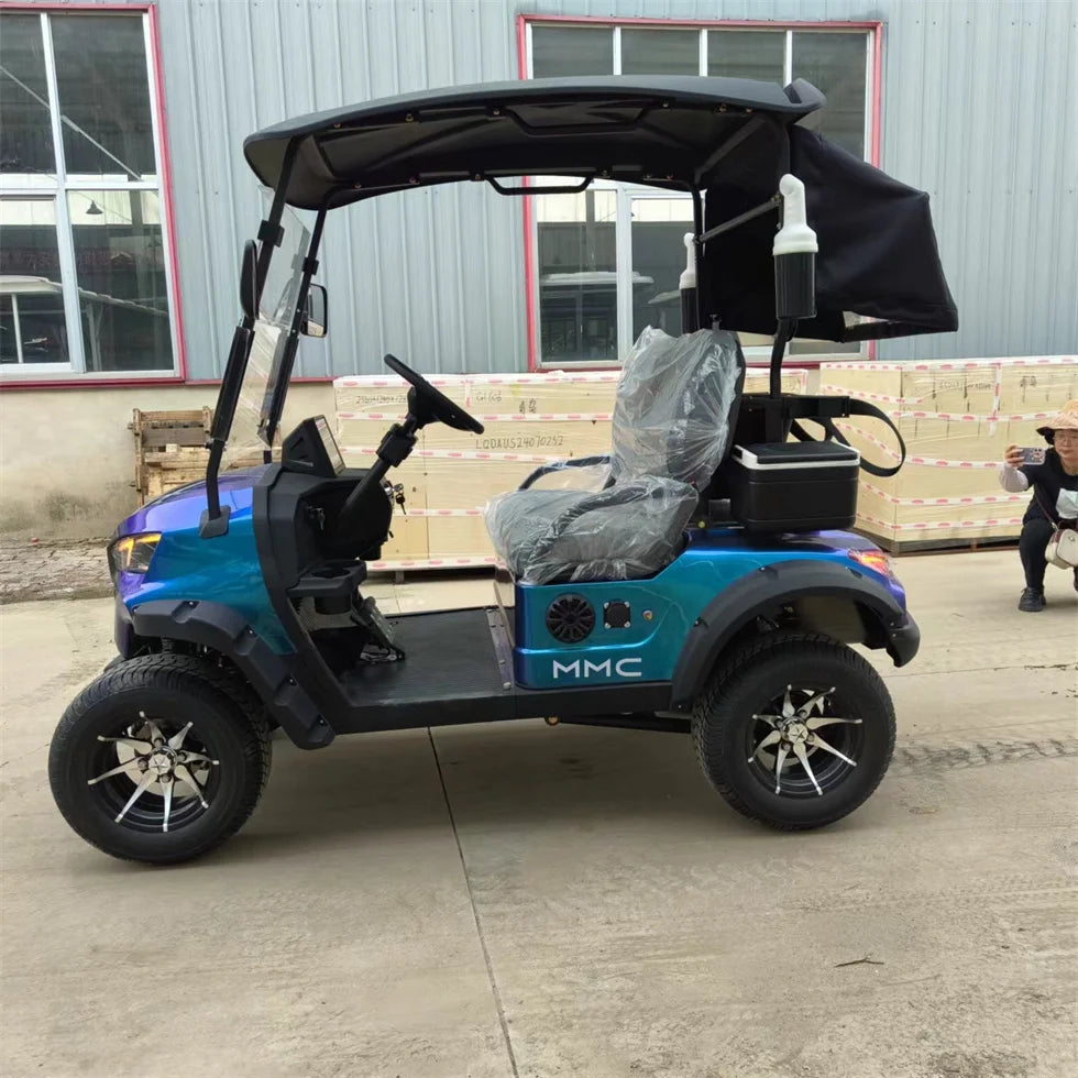 New 4 Seater Passenger Wholesale 4 Wheel Best Lithium Battery Electric Hunting Buggy Car 4x4 Golf Cart