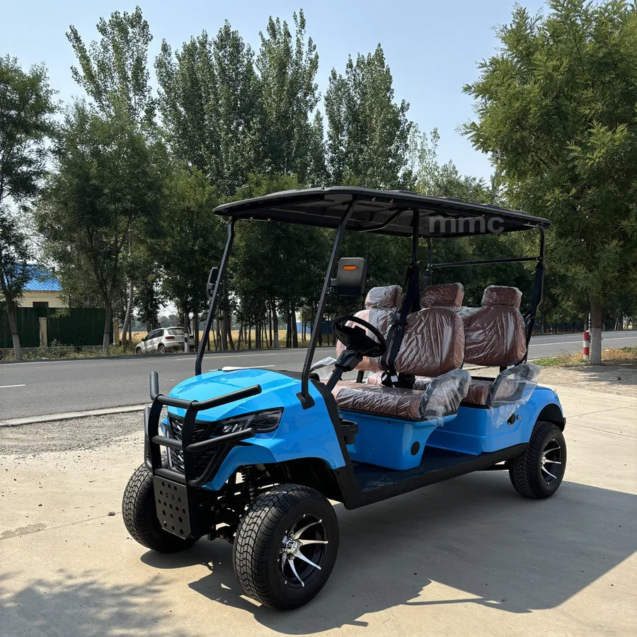 New 4 Seater Passenger Wholesale 4 Wheel Best Lithium Battery Electric Hunting Buggy Car 4x4 Golf Cart