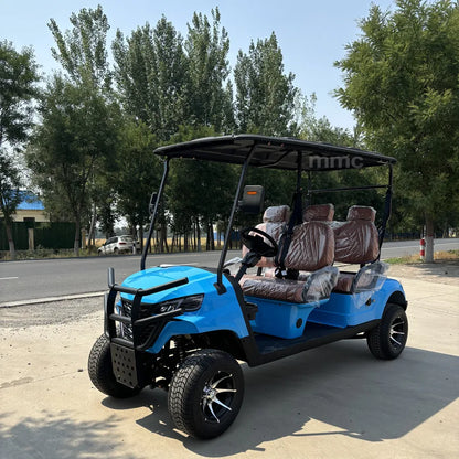 New 4 Seater Passenger Wholesale 4 Wheel Best Lithium Battery Electric Hunting Buggy Car 4x4 Golf Cart