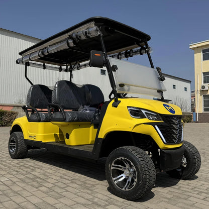 2026 New Design Off Road 4WD Golf Carts 2 4 6 8 Seater 4000W/7000W Solar Panel 48V/60V 72V Lithium Battery Electric Golf Cart