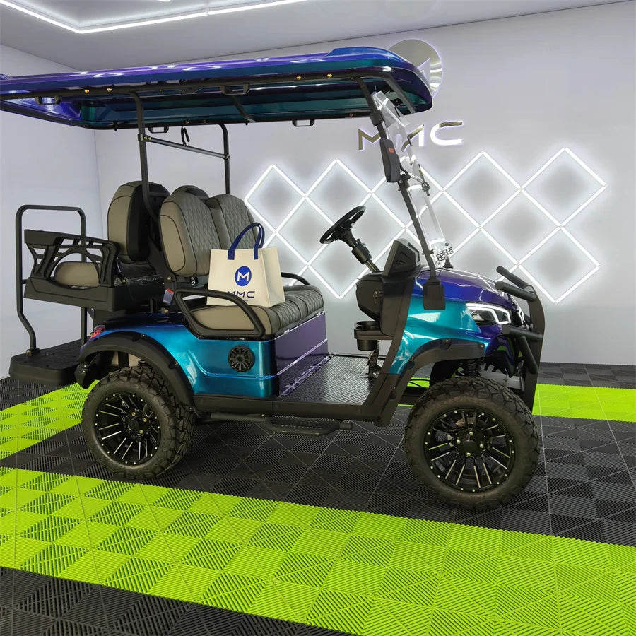 New 4 Seater Passenger Wholesale 4 Wheel Best Lithium Battery Electric Hunting Buggy Car 4x4 Golf Cart