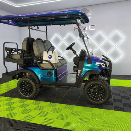New 4 Seater Passenger Wholesale 4 Wheel Best Lithium Battery Electric Hunting Buggy Car 4x4 Golf Cart