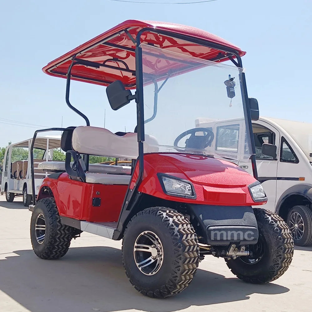 MMC CE Certified Lithium Battery Lifted off Road 4 Seater Electric Golf Cart