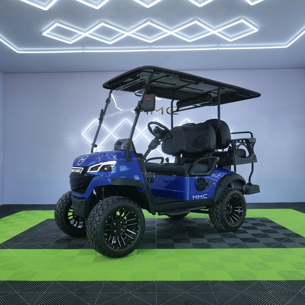 Manufacturer Customizable Electric Golf Cart With 10 Inch Screen Touch 60V Lithium Battery Street Legal Golf Cart Rapid Delivery