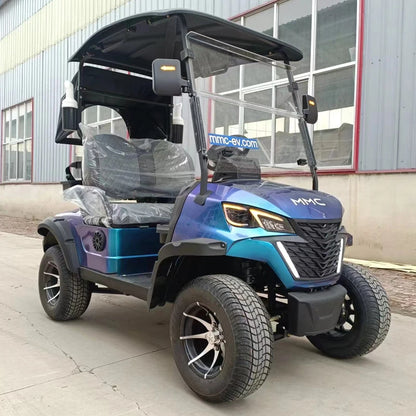 China Professional 48V 4 Seater Golf Carts Lifted Golf Buggy Lithium Battery 7500W Electric Golf Cart