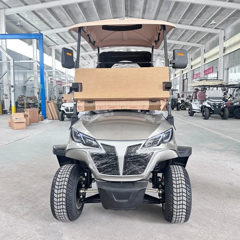 High Quality 4-Seater Electric Golf Carts Lifted 4WD Electric Off-Road Golf Buggy 48V Lithium Battery Golf Cart