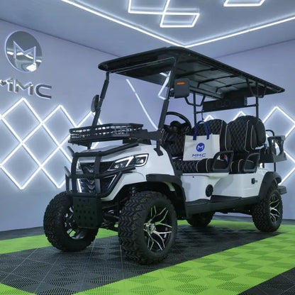 MMC CE Certified Lithium Battery Lifted off Road 4 Seater Electric Golf Cart