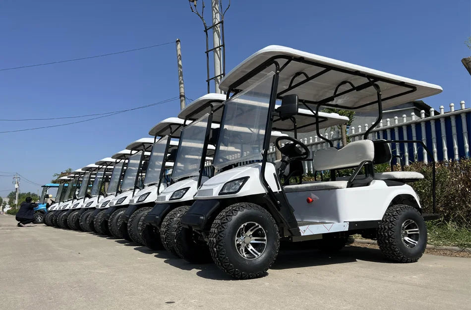 CE Certification New Utility Evolution Vehicles Electric Buggy Hunting 48/72V Lithium Battery Golf Car 4 Seat Golf Cart