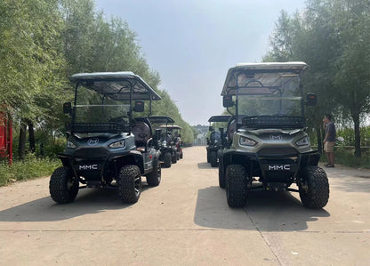 2025 New Model Style Exclusive  Factory 2 4 6 8 Seat Sightseeing Bus Club Car Hunting Cart Electric Golf Buggy Hunting Cart