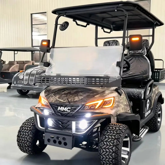 4 Wheel Drive 4000W/5000W/7000W Off Road Street Legal 48V/72V Lithium Golf Buggy 2 4 6 8 Seater Electric Golf Cart