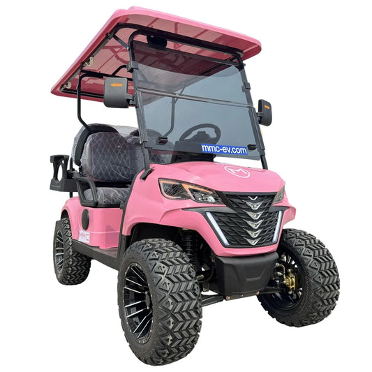 Factory Straight Hair Customized Brand and Logo MMC 4 Seater Lifted Electric Golf Carts With CE/DOT