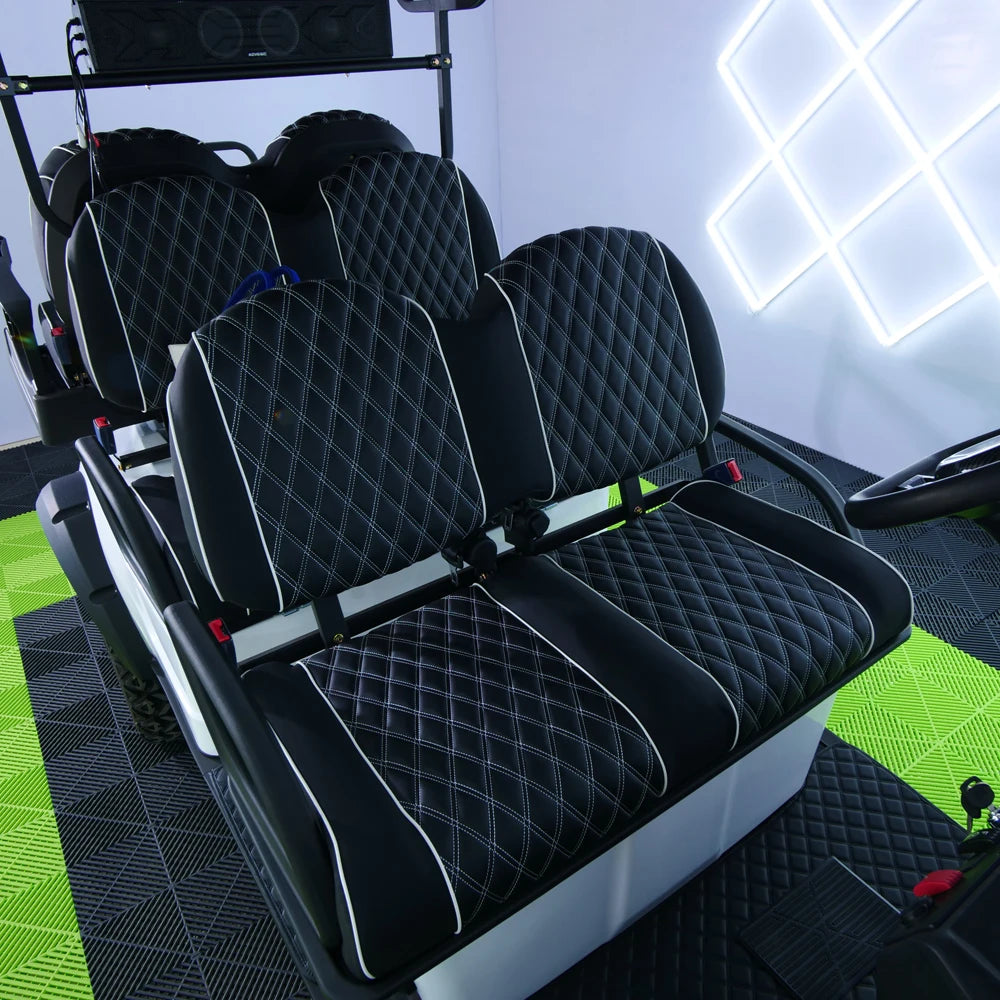 Manufacturer Customizable Electric Golf Cart With 10 Inch Screen Touch 60V Lithium Battery Street Legal Golf Cart Rapid Delivery