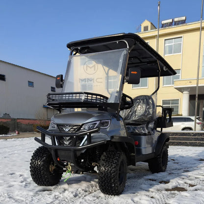 CE Approved  2/4/6 Seats Golf Carts 72V Lithium Battery 4 Wheels 4 Seater Electric Golf Buggy Utility Vehicle ATV UTV for Adults