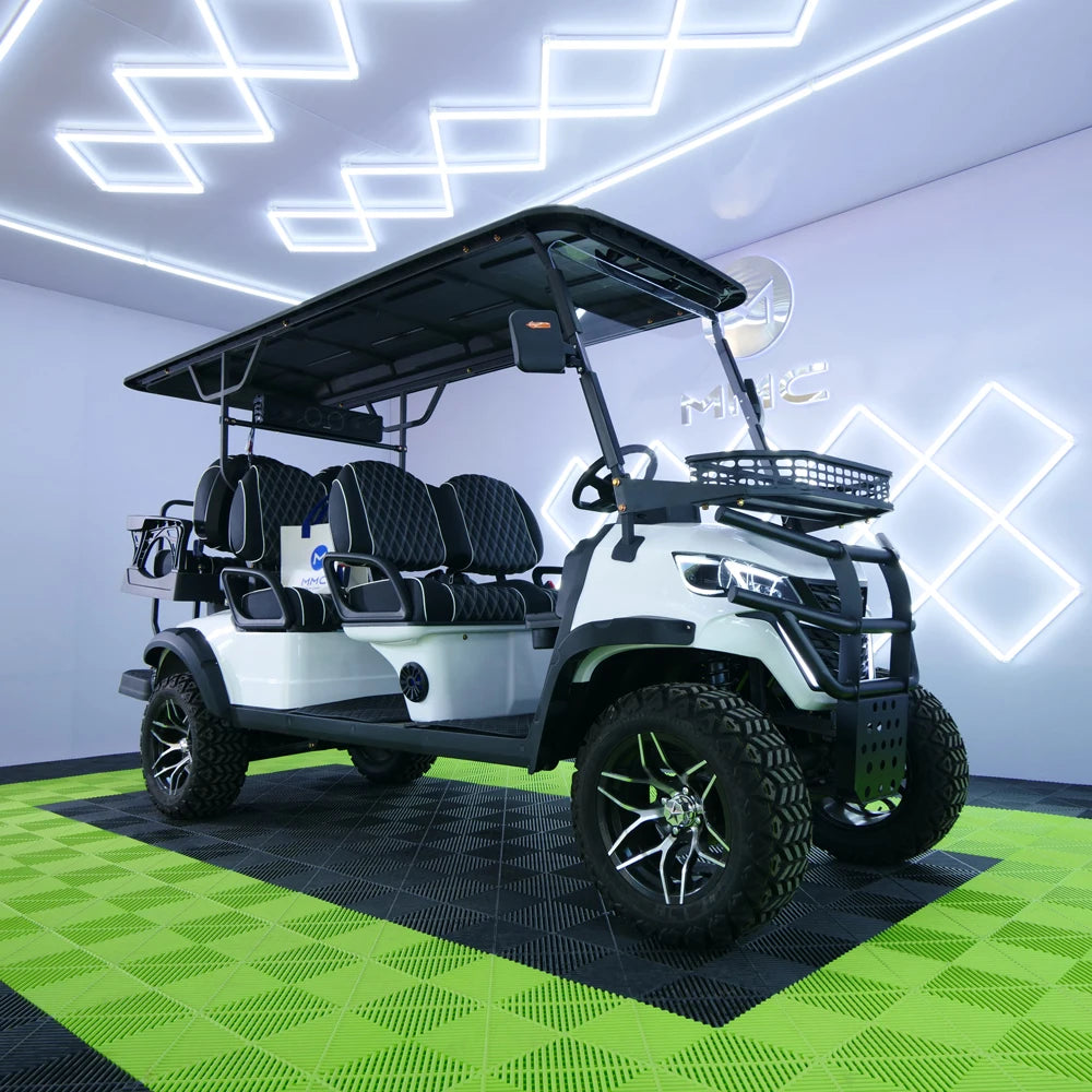 Manufacturer Customizable Electric Golf Cart With 10 Inch Screen Touch 60V Lithium Battery Street Legal Golf Cart Rapid Delivery