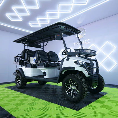 Manufacturer Customizable Electric Golf Cart With 10 Inch Screen Touch 60V Lithium Battery Street Legal Golf Cart Rapid Delivery