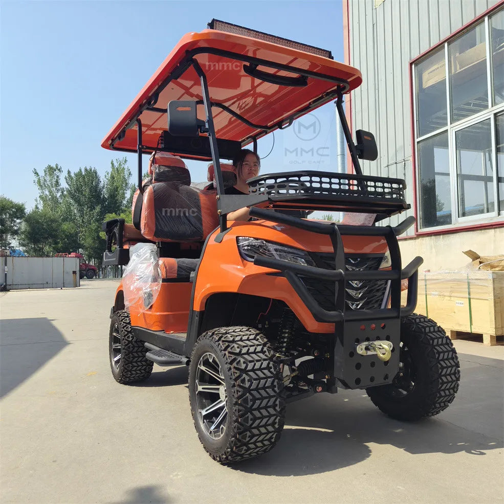 New 4 Seater Passenger Wholesale 4 Wheel Best Lithium Battery Electric Hunting Buggy Car 4x4 Golf Cart