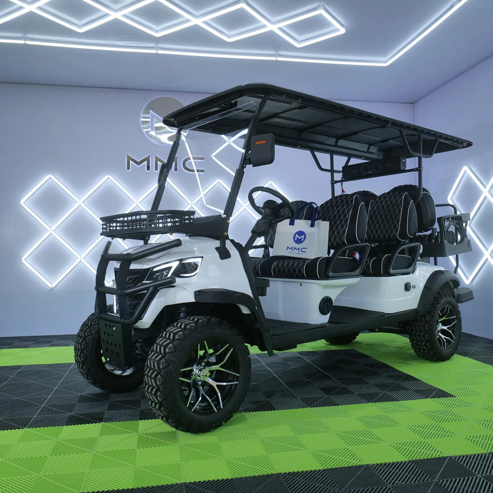Manufacturer Customizable Electric Golf Cart With 10 Inch Screen Touch 60V Lithium Battery Street Legal Golf Cart Rapid Delivery