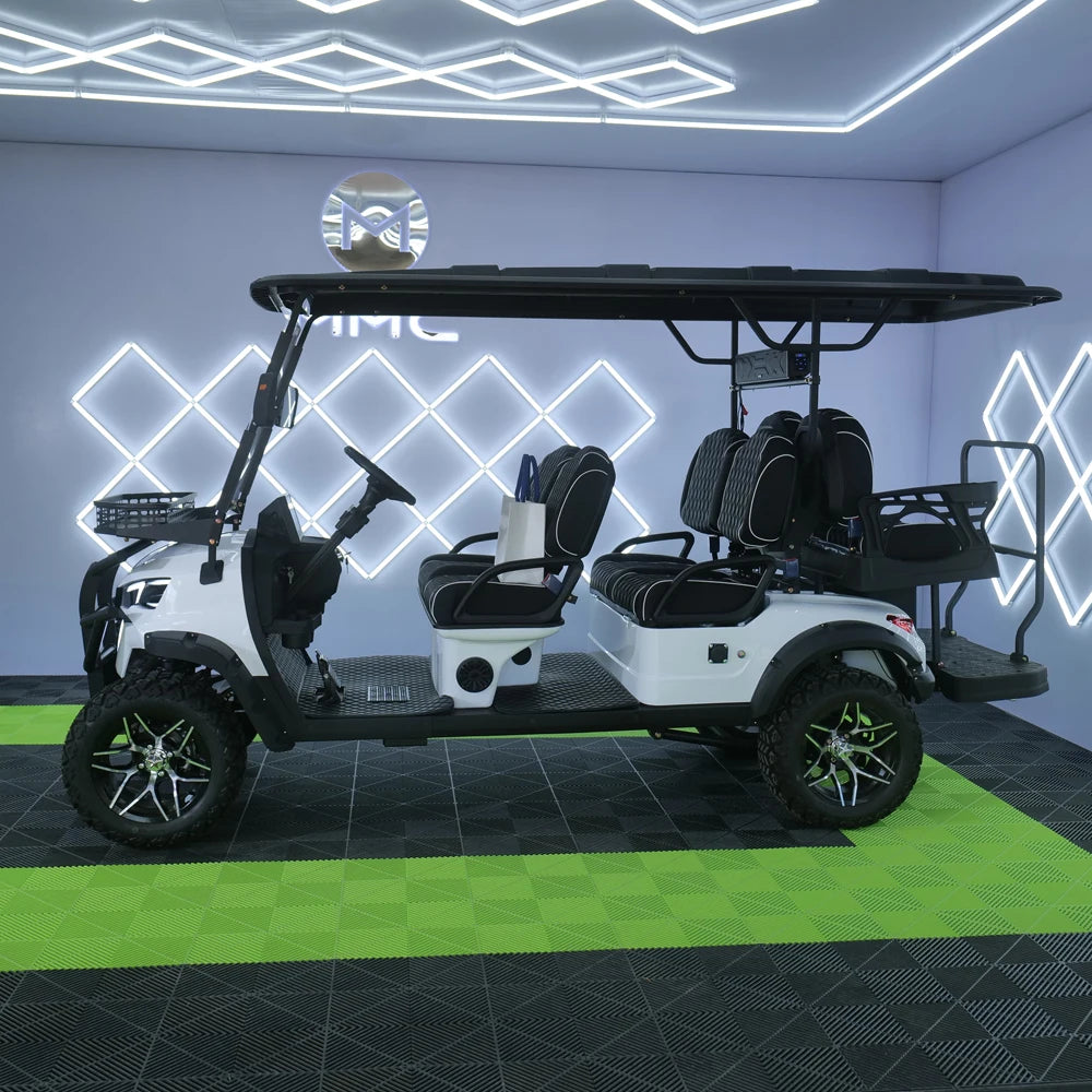 Manufacturer Customizable Electric Golf Cart With 10 Inch Screen Touch 60V Lithium Battery Street Legal Golf Cart Rapid Delivery