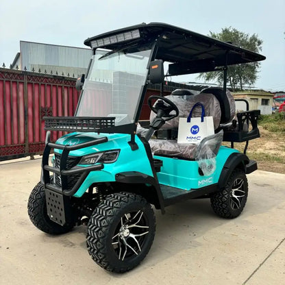 China Professional 48V 4 Seater Golf Carts Lifted Golf Buggy Lithium Battery 7500W Electric Golf Cart