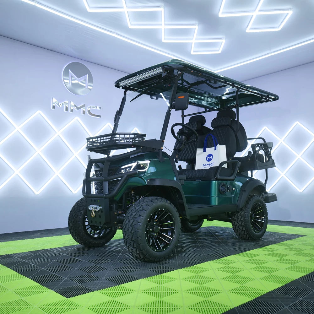 Manufacturer Customizable Electric Golf Cart With 10 Inch Screen Touch 60V Lithium Battery Street Legal Golf Cart Rapid Delivery