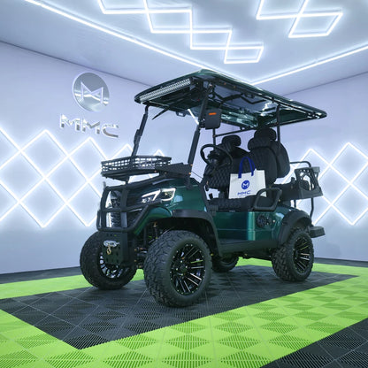 Manufacturer Customizable Electric Golf Cart With 10 Inch Screen Touch 60V Lithium Battery Street Legal Golf Cart Rapid Delivery