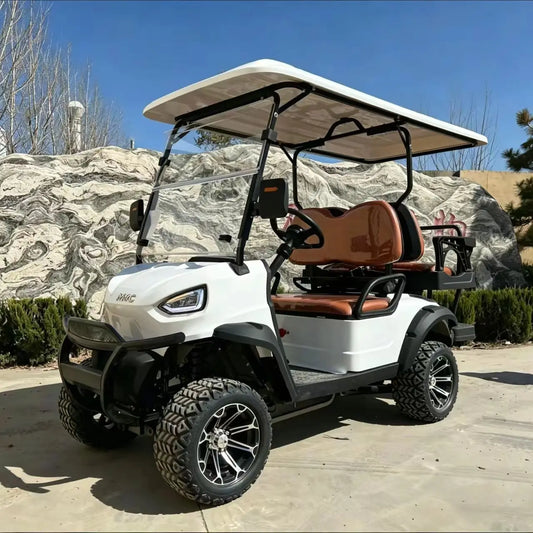 2026 New Design Off Road 4WD Golf Carts 2 4 6 8 Seater 4000W/7000W Solar Panel 48V/60V 72V Lithium Battery Electric Golf Cart