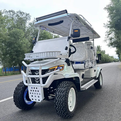 High Quality 4-Seater Electric Golf Carts Lifted 4WD Electric Off-Road Golf Buggy 48V Lithium Battery Golf Cart