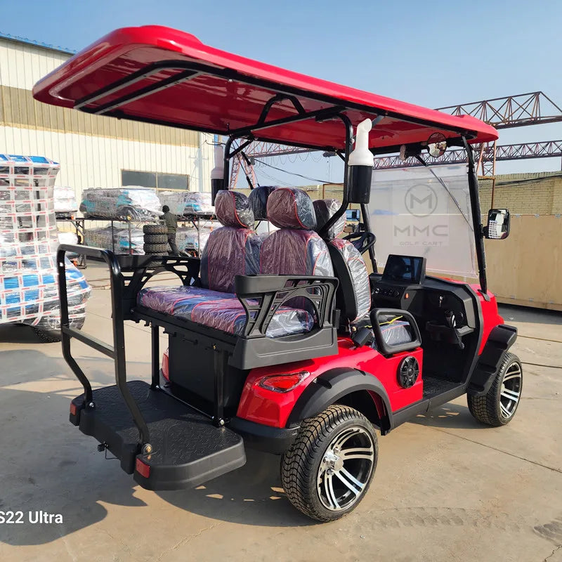 New Model Scenic Spot Electric Instead of Walking Car Adult Electric Quadricycle 2 4 6 Seater Car with Solar Panel Electric Golf