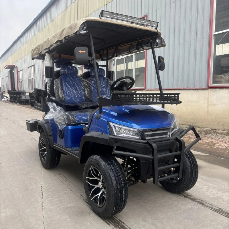 Electric Buggy Car Hunting Utility Trolley Factory Supply High Quality 4 Seater Electric Street Legal Club Golf Carts