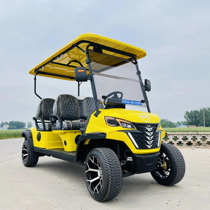 CE Certification New Utility Evolution Vehicles Electric Buggy Hunting 48/72V Lithium Battery Golf Car 4 Seat Golf Cart
