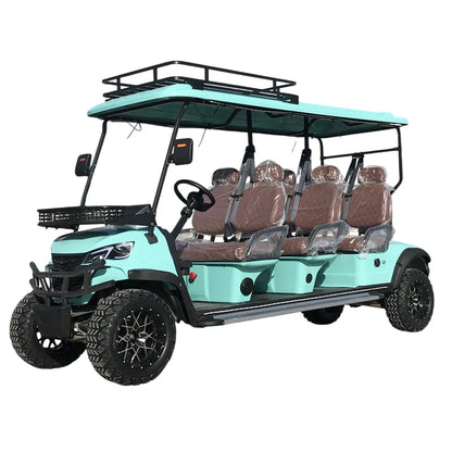 2025 New Model Style Exclusive  Factory 2 4 6 8 Seat Sightseeing Bus Club Car Hunting Cart Electric Golf Buggy Hunting Cart