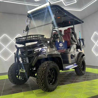New 4 Seater Passenger Wholesale 4 Wheel Best Lithium Battery Electric Hunting Buggy Car 4x4 Golf Cart