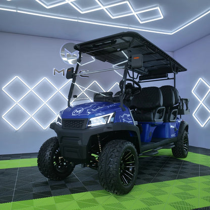 Manufacturer Customizable Electric Golf Cart With 10 Inch Screen Touch 60V Lithium Battery Street Legal Golf Cart Rapid Delivery