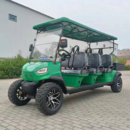 Top Sales Newest Adult 48V 60V 72V Electric Golf Buggy 4 Wheel 2/4/6/8 Seater Off Road Car Electric Golf Cart
