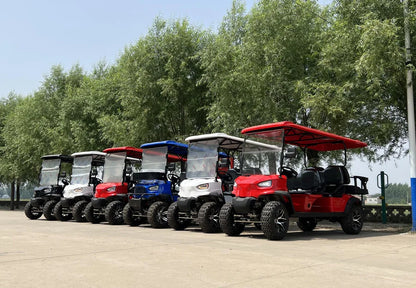 Fashion Classic Manufacturer 4WD Aluminum Alloy 2 4 6 8 Seats 48/60/72V 4000W/5000W/7500W Electric Golf Cart