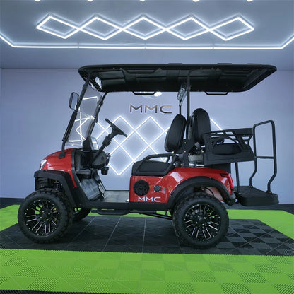 Best Price 72v Lithium Acid Battery 4 6 8 Seats Family Golf Buggy  Customize Colors 3-Point Safety Belt Electric Golf Cart