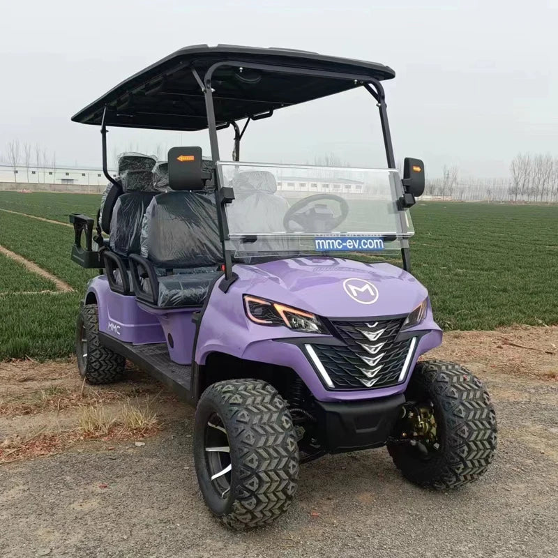 Fashion Classic Manufacturer 4WD Aluminum Alloy 2 4 6 8 Seats 48/60/72V 4000W/5000W/7500W Electric Golf Cart