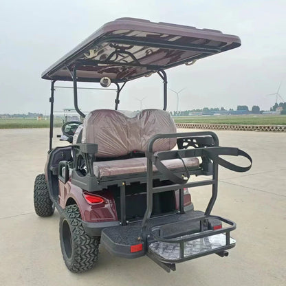 Factory Straight Hair Customized Brand and Logo MMC 4 Seater Lifted Electric Golf Carts With CE/DOT