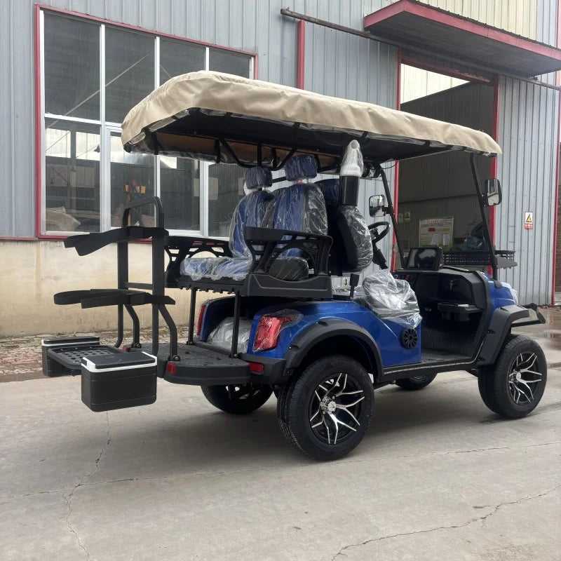 Electric Buggy Car Hunting Utility Trolley Factory Supply High Quality 4 Seater Electric Street Legal Club Golf Carts
