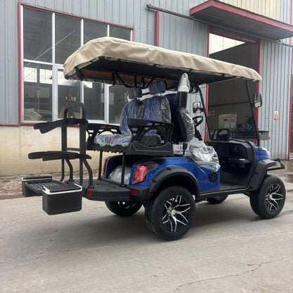 Electric Buggy Car Hunting Utility Trolley Factory Supply High Quality 4 Seater Electric Street Legal Club Golf Carts