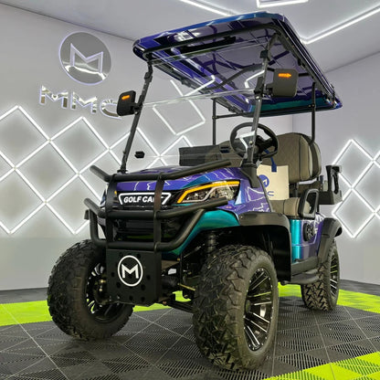 2026 New Design Off Road 4WD Golf Carts 2 4 6 8 Seater 4000W/7000W Solar Panel 48V/60V 72V Lithium Battery Electric Golf Cart