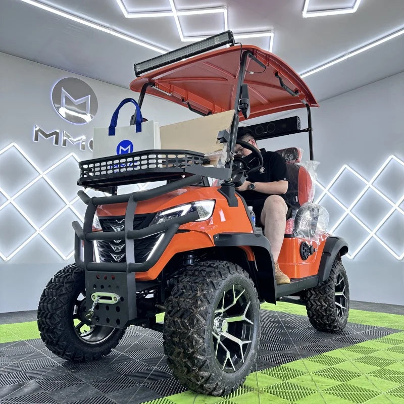 High Quality 4-Seater Electric Golf Carts Lifted 4WD Electric Off-Road Golf Buggy 48V Lithium Battery Golf Cart