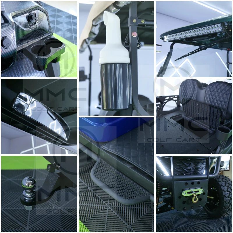 China Professional 48V 4 Seater Golf Carts Lifted Golf Buggy Lithium Battery 7500W Electric Golf Cart
