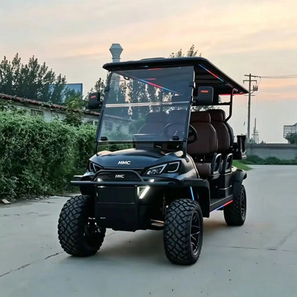 MMC Electric Golf Cart 48V/60V/72V - 2 4 6 8 Seat Sightseeing Bus  4000W/5000W/7000W - High Capacity for Golf Courses And Tours