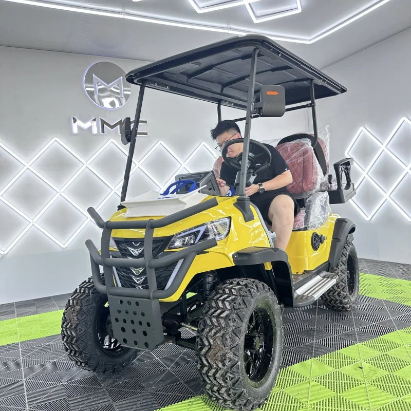 High Quality 4-Seater Electric Golf Carts Lifted 4WD Electric Off-Road Golf Buggy 48V Lithium Battery Golf Cart