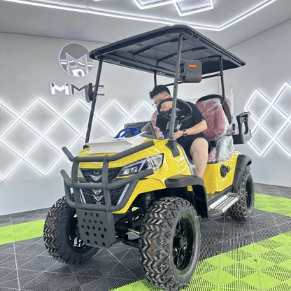 High Quality 4-Seater Electric Golf Carts Lifted 4WD Electric Off-Road Golf Buggy 48V Lithium Battery Golf Cart