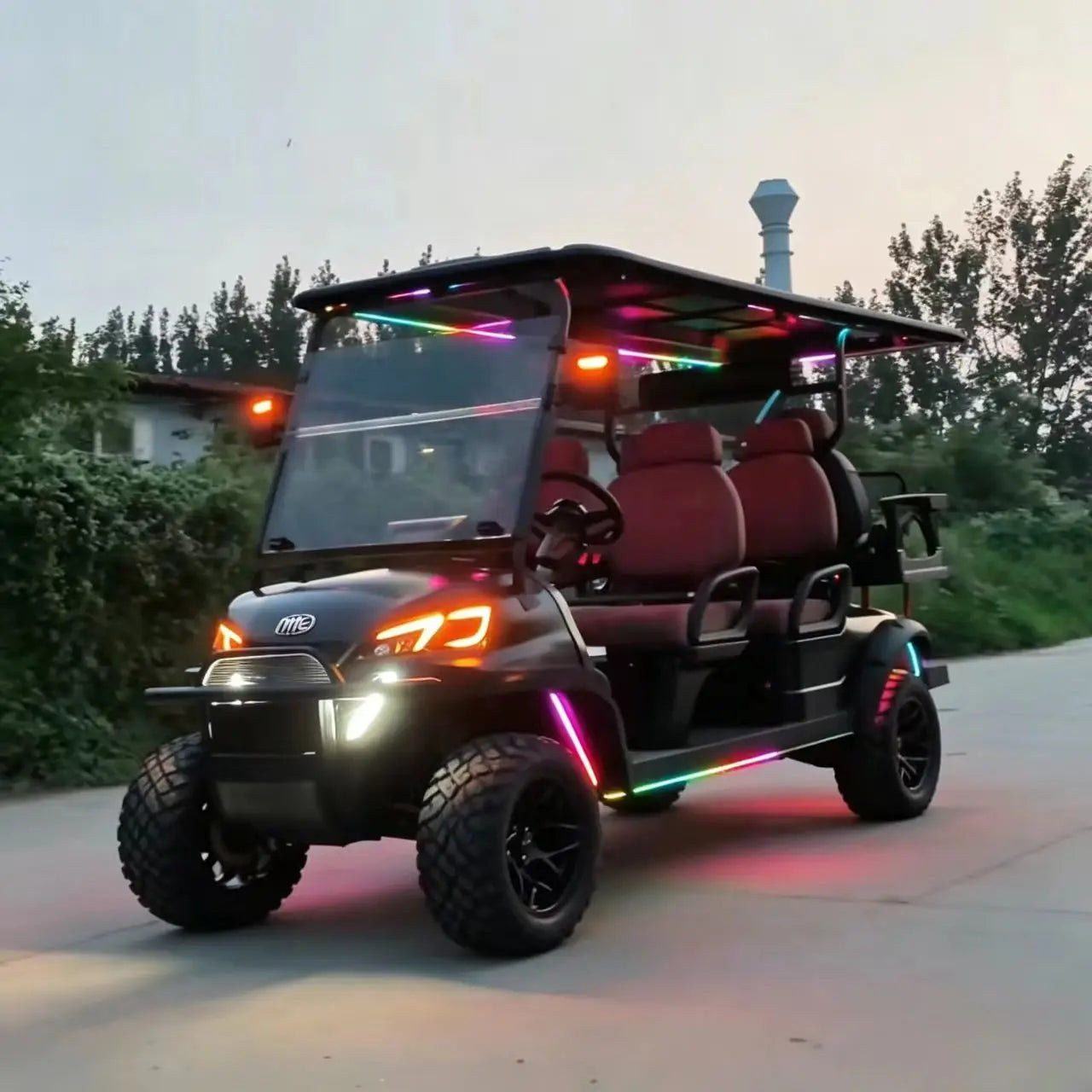 MMC Electric Golf Cart 48V/60V/72V - 2 4 6 8 Seat Sightseeing Bus  4000W/5000W/7000W - High Capacity for Golf Courses And Tours