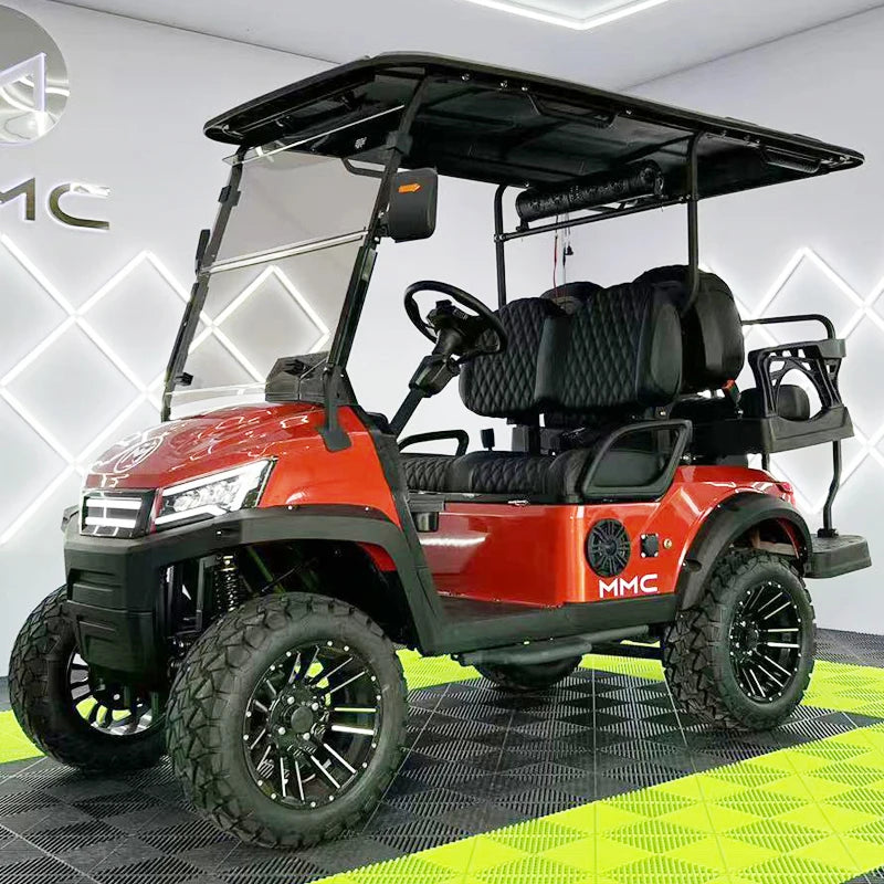 2026 New Launched 72V 7.5KW AC System Lithium Battery Powered 2 4 6 Seats Electric Golf Cart