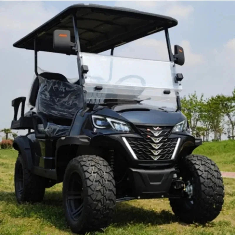 CE Approved  2/4/6 Seats Golf Carts 72V Lithium Battery 4 Wheels 4 Seater Electric Golf Buggy Utility Vehicle ATV UTV for Adults