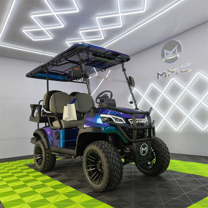 New 4 Seater Passenger Wholesale 4 Wheel Best Lithium Battery Electric Hunting Buggy Car 4x4 Golf Cart